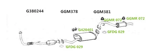 OPEL VAUXHALL FRONTERA B Mk II 2.2 DTI 1998-2001 Exhaust Centre Silencer - Picture 2 of 3