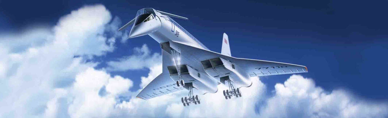 Icm 14401 - 1:144 Tupolev-144, Soviet Supersonic Passenger Aircraft - New