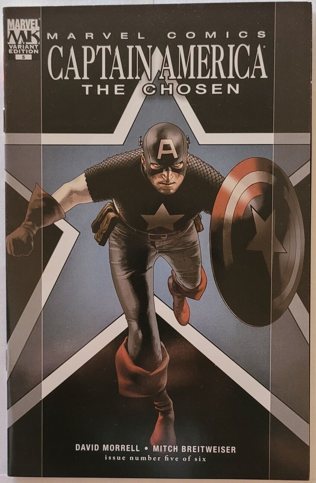 Captain America: The Chosen #5, 2008 - Marvel Comics - TRAVIS CHAREST VARIANT