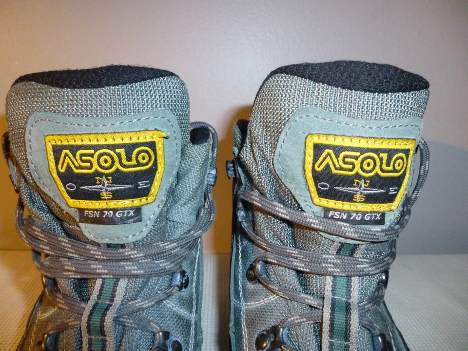 Botas de senderismo al aire libre ASOLO FSN 70 GTX para mujer talla 8 Gore-Tex - grises Foto 2 de 4