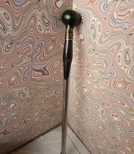 WORKING stainless steel walking stick Vintage Solid Brass Walking Stick Cane