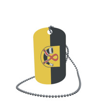 Dog Tag Flag Neuweiler Dog Tag Aluminium 30 x 50 mm