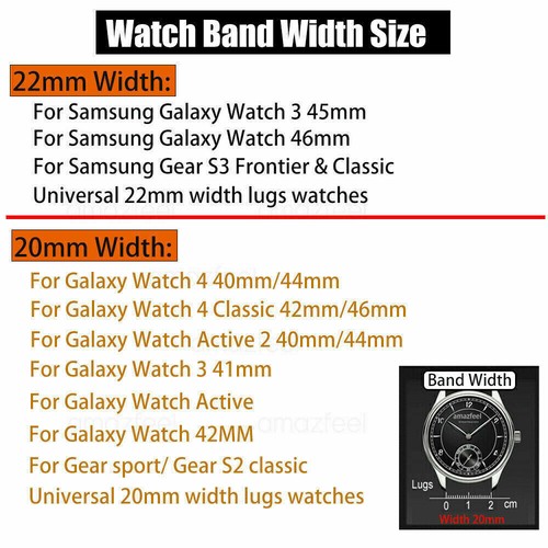 Uhrenarmband Armband Case Cover für Samsung Galaxy 4 Classic 42/46mm 40/44mm Metall - Bild 2 von 14
