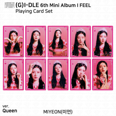 タレントカード g idle G)I-DLE G-IDLE 6th Mini Album I Feel Queen Ver Each Member Playing