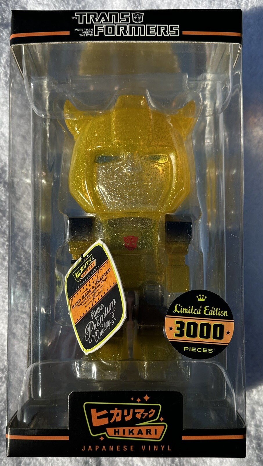 Funko Hikari - Transformers - Limited Edition 3000 - Clear Glitter Bumblebee