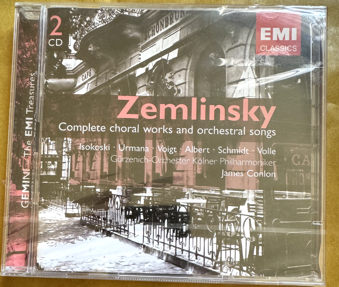 Zemlinksy Complete Choral Works & Orchestral Songs James Condon NEW SEALED CD