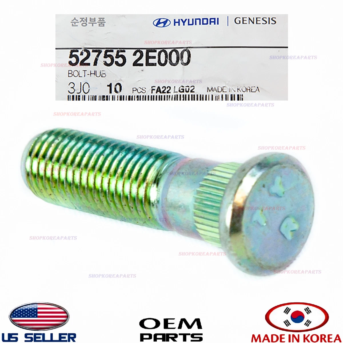 Genuine Hyundai Kia Wheel Stud ⭐OEM⭐ Hub Bolt *See compatibility 