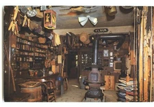 Postcard: Interior of General Store (Shelburne Museum) - Shelburne, Vermont