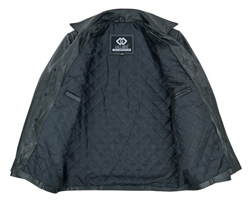 Chaqueta de Cuero Brad Pitt Club de la Lucha Bkack Moda Blazer Tyler Durden - Imagen 5 de 6