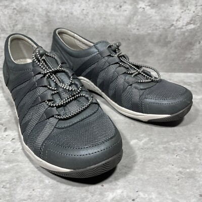 Dansko Helen Sneakers Women's Size Black Nubuck Slip