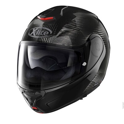 Motorradhelm Öffnend Nolan X-1005 Ultra Kohlenstoff Dyade n-Com 01 IN Faser Sw