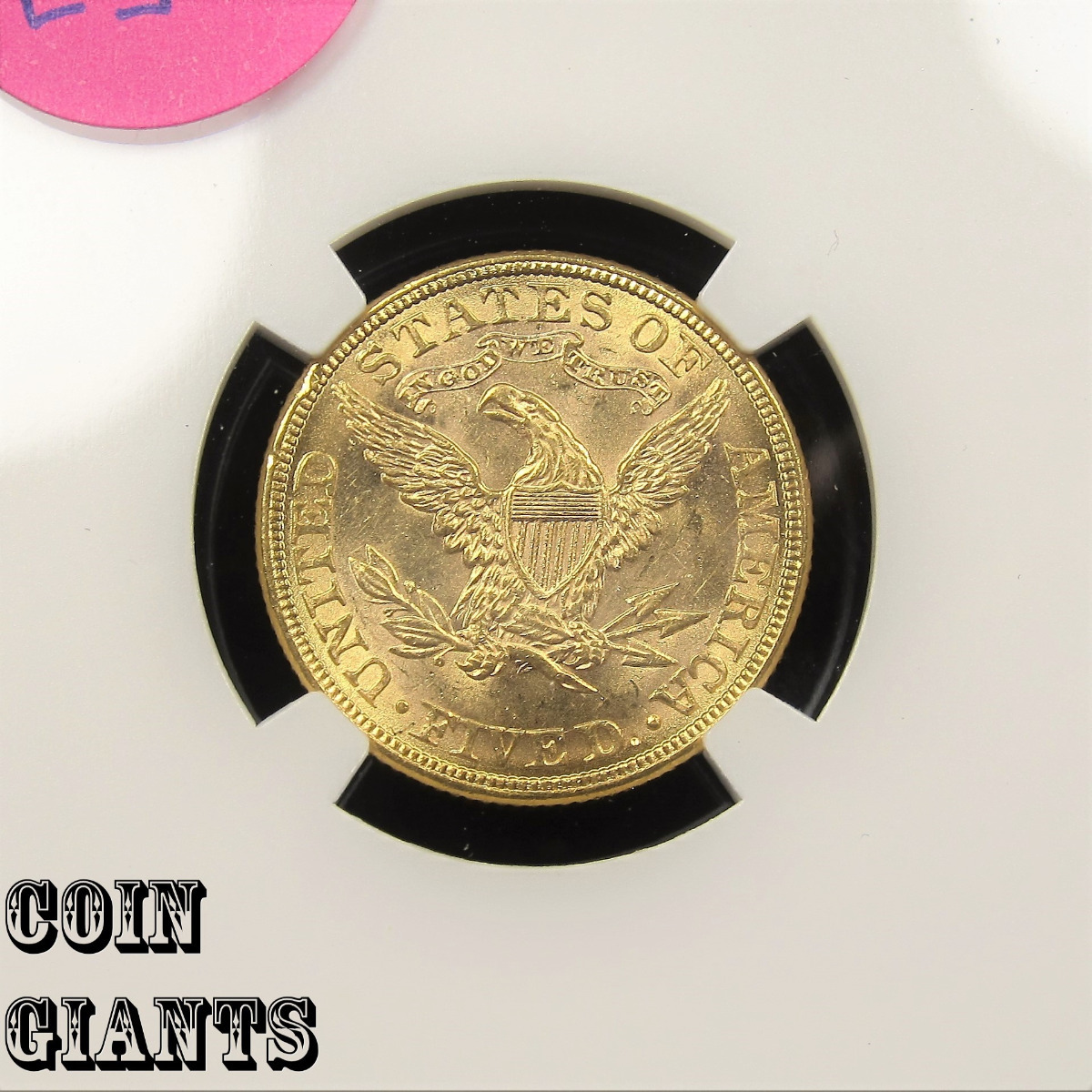 1881 88/88 $5 FS-305 Five Dollar Gold NGC MS 62 Half Eagle Liberty