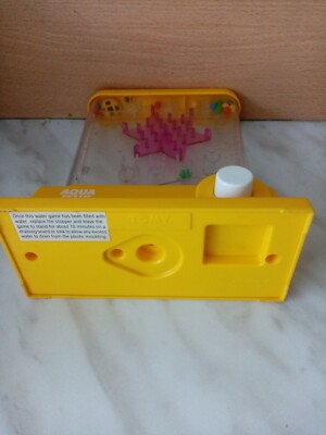 Jeu Vintage Tomy Starball / Aqua Jeu - Etoile Rose à Billes Eau - Années 80 - Occasion