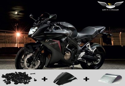 FC Glossy Black Fairing Kit For Honda CBR650F 2014-2018 - Complete Motorcycle Bodywork Set