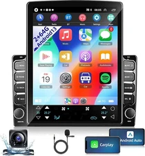 2+64G Android 13 Double Din Car Stereo w/Wireless Carplay/Android Radio