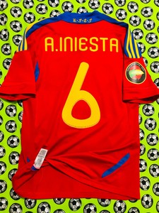iniesta spain jersey