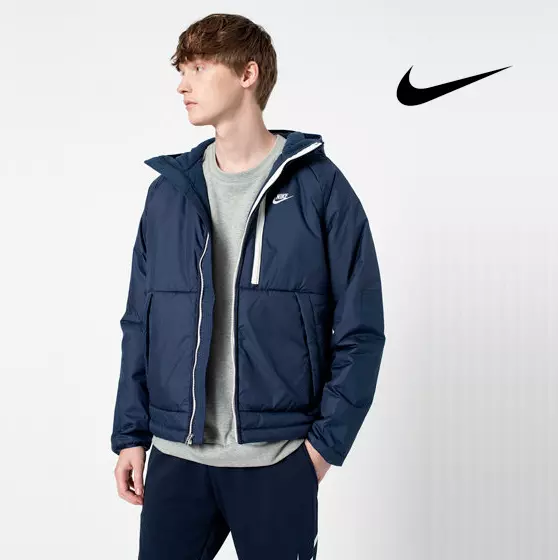 Nike Sportswear Therma-FIT Men&#039;s Hooded Winter Jacket Blue size 2XLT | eBay