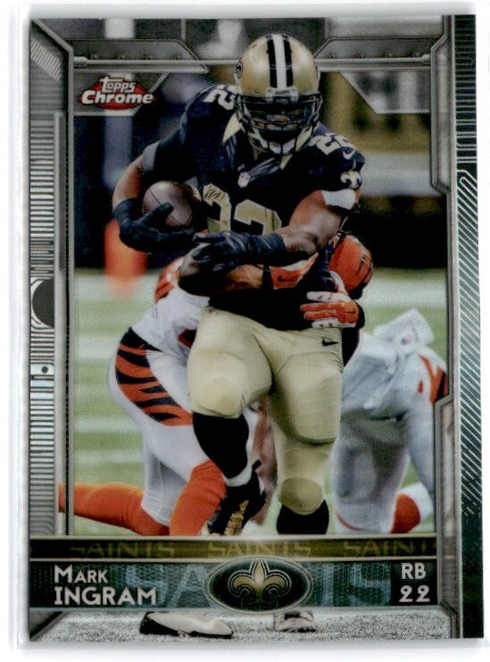 2015 Topps Chrome Mark Ingram Refractor #62 Saints