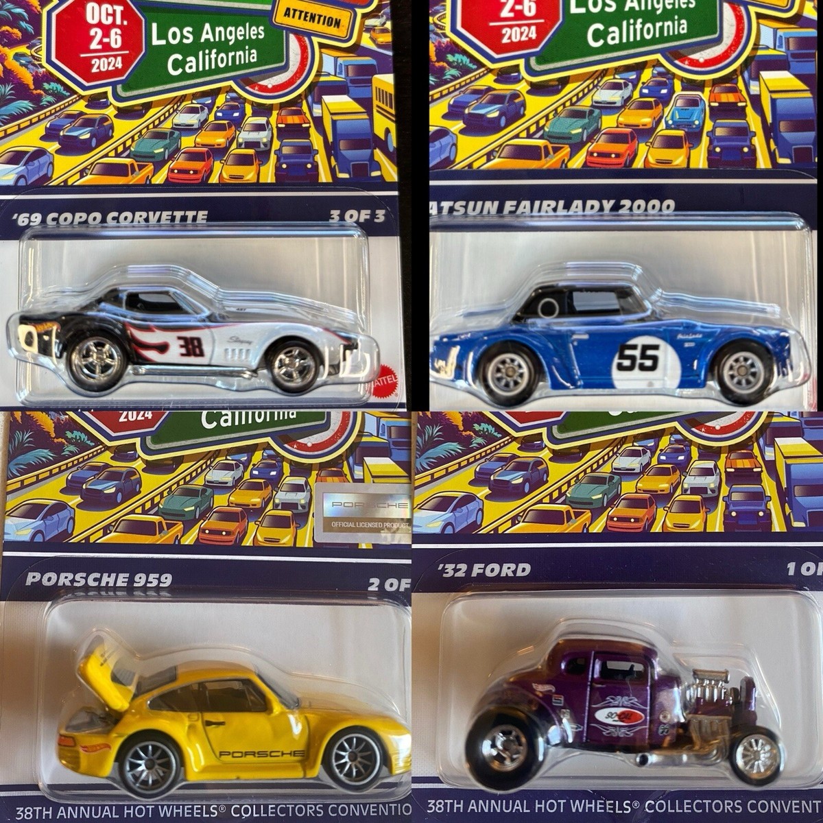 2024 Hot Wheels 38th Convention Los Angeles, CA Ford Porsche