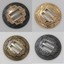 1-1/4 Inch Western Slotted Concho Buckles | Bronze Finish For Belts, Saddles & Tack Crafts