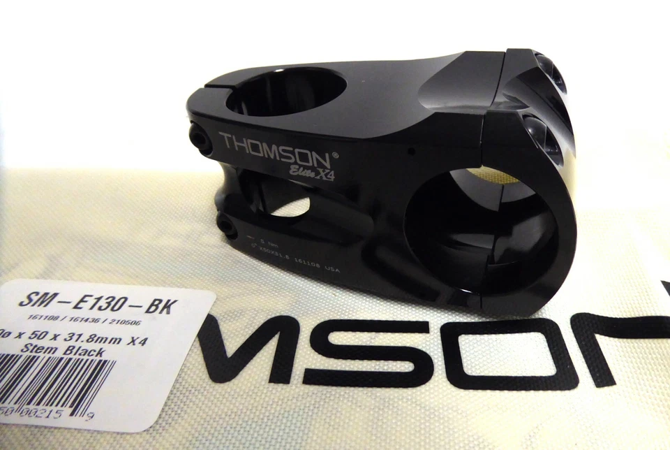 Vástago de montaña Thomson Elite X4 50 mm, 0 grados, 31,8 Foto 2 de 2