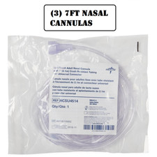 CÁNULA NASAL MEDLINE SOFT TOUCH ADULTO, TUBO Y CONECTOR RESISTENTE AL APLASTAMIENTO 7' x3