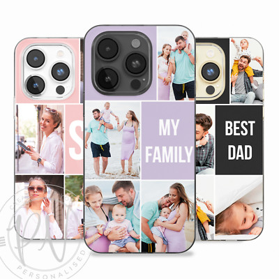 Personalisierte Handyhülle Foto Silikon Cover für iPhone 11-16 Vatertag Geschenk