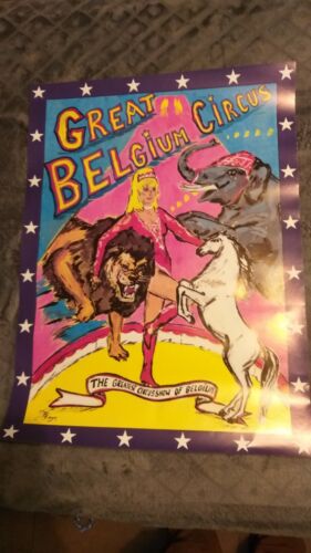 Ancienne Affiche Great Belgium Circus  - Photo 1/1