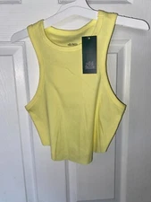 *Girls TEEN Wild Fable Ribbed Cut Off Tank Top M Casual Layering NEW  (V)