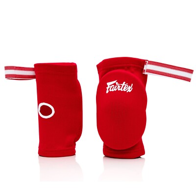 Fairtex EBE1 Muay Thai Wettbewerb Ellenbogenschutz Rot Schutz Pad Erwachsene