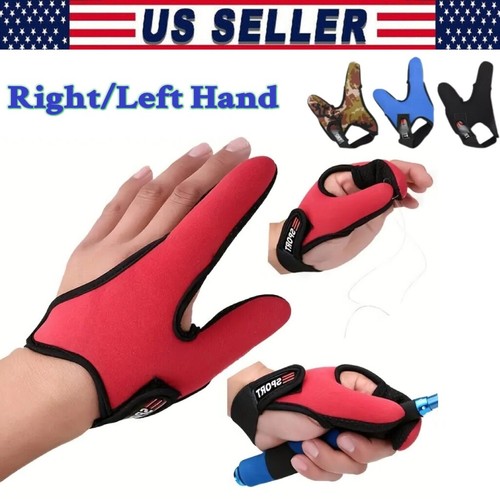 100× Fishing Gloves Surf Casting Finger Stall Protector Anti-Slip Saltwater - Picture 16 of 20