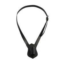 Jay-Pee Single Strap Adjustable Leather Parade Flag Carrier w/Cup Honor Guard