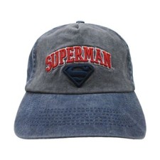 Cappello Superman Jeans One Size Regolabile 58 originale ufficiale DC Comics