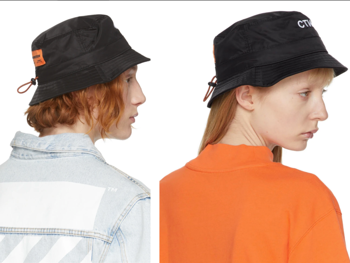 Heron Preston Ctnmb Logo Bucket Hat Fisherman Cap New XL | eBay