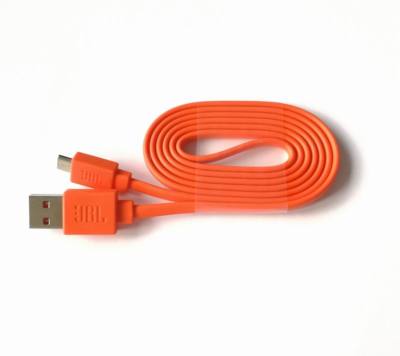 Flat Micro USB charger orange cable for JBL GO FLIP2 FLIP4