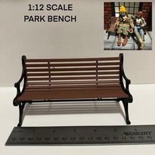 Park Bench 1/12 Scale Action Figure Accessory