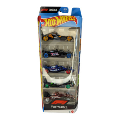 Formula 1 Hot Wheels 5 Pack F1 2024 DieCast Spielzeug Sammler McLaren Red Bull