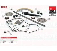 Steuerkettensatz Fai Autoparts TCK2 FüR Opel Astra G Cc