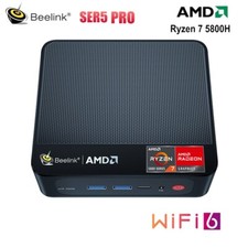 Beelink SER5 Pro Ryzen 7 5800H Mini PC Windows 11 16GB 1TB WiFi6 4K HD Computer