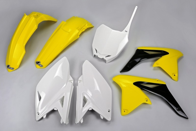 Kit plastique OVNI durable pour Suzuki RM-Z250 2018 anti-UV et flexible