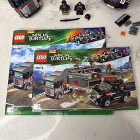 LEGO Teenage Mutant Ninja Turtles: Big Rig Snow Getaway (79116) 99% Complete