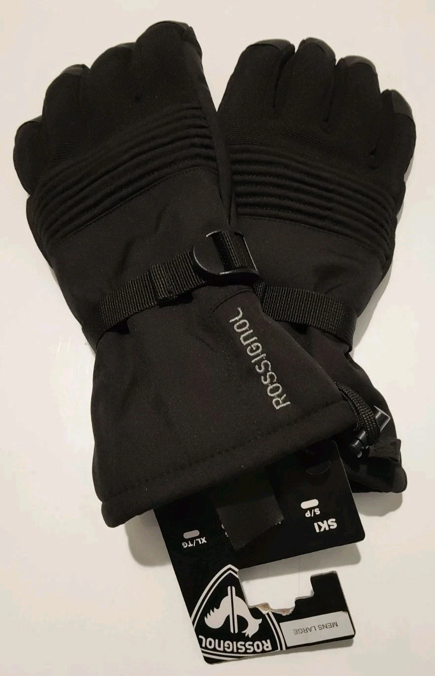 Rossignol IMPR Waterproof Ski Snowboard Winter Gloves Black Size Large
