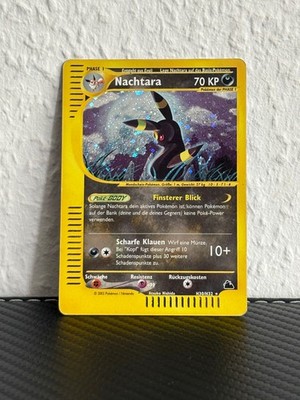 Nachtara/Umbreon Skyridge H30/H32 Holo, Pokémon Karte Deutsch