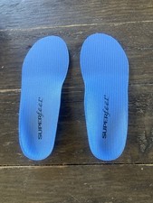Superfeet Blue Kids Insoles Size 11.5 - 13 Made in South Korea Brand New no Box