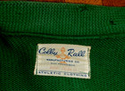 Vintage 50s Letterman Green Cardigan Sweater Block “W” Westmoor High School — photo 5