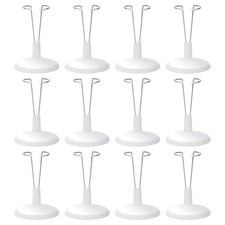 12 Pack Doll Stand Holder Compatible with 6.8 Inch Dolls, Not Include Dolls