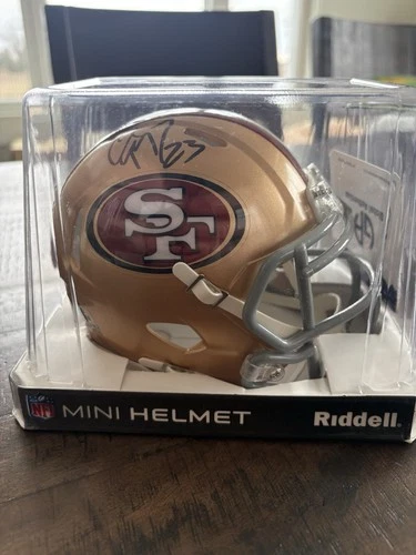 San Francisco 49ers Riddell Mini Helmet Autographed Global Authentics