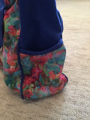 Nuova borsa LEOMA LOVEGROVE tela FARFALLA borsa tote spiaggia piscina, 13x5,5x11 - Foto 4 di 5