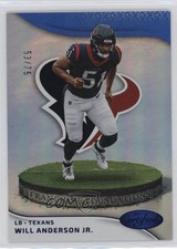 2023 Certified Franchise Foundations Mirror Blue /75 Will Anderson Jr #6 0nr3