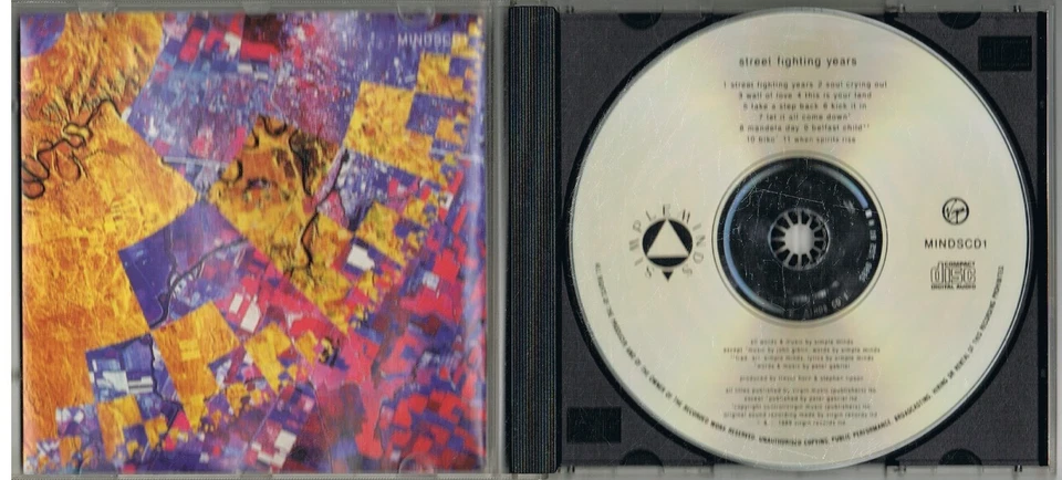 CD - SIMPLE MINDS - STREET FIGHTING YEARS - UK Press - Bild 2 von 3